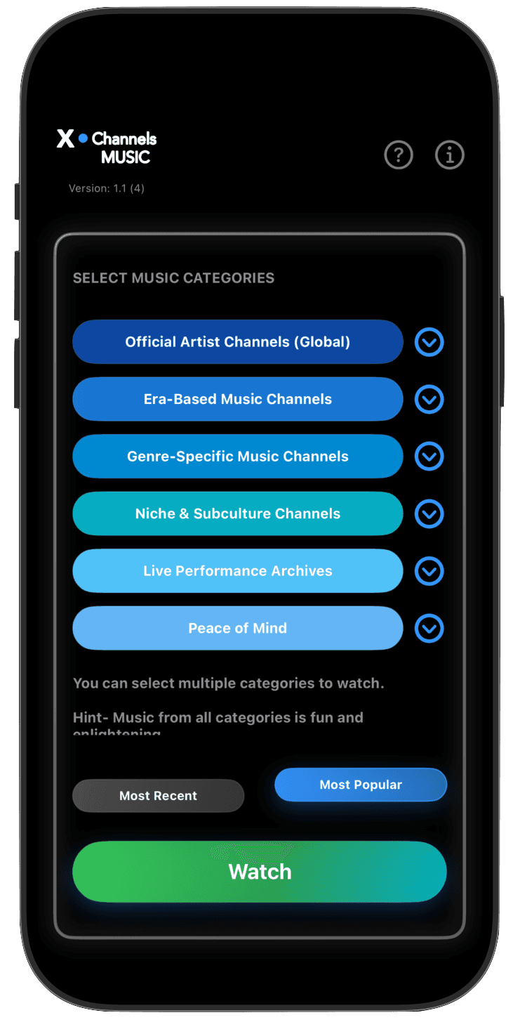 X•Music iPhone Screenshot 1