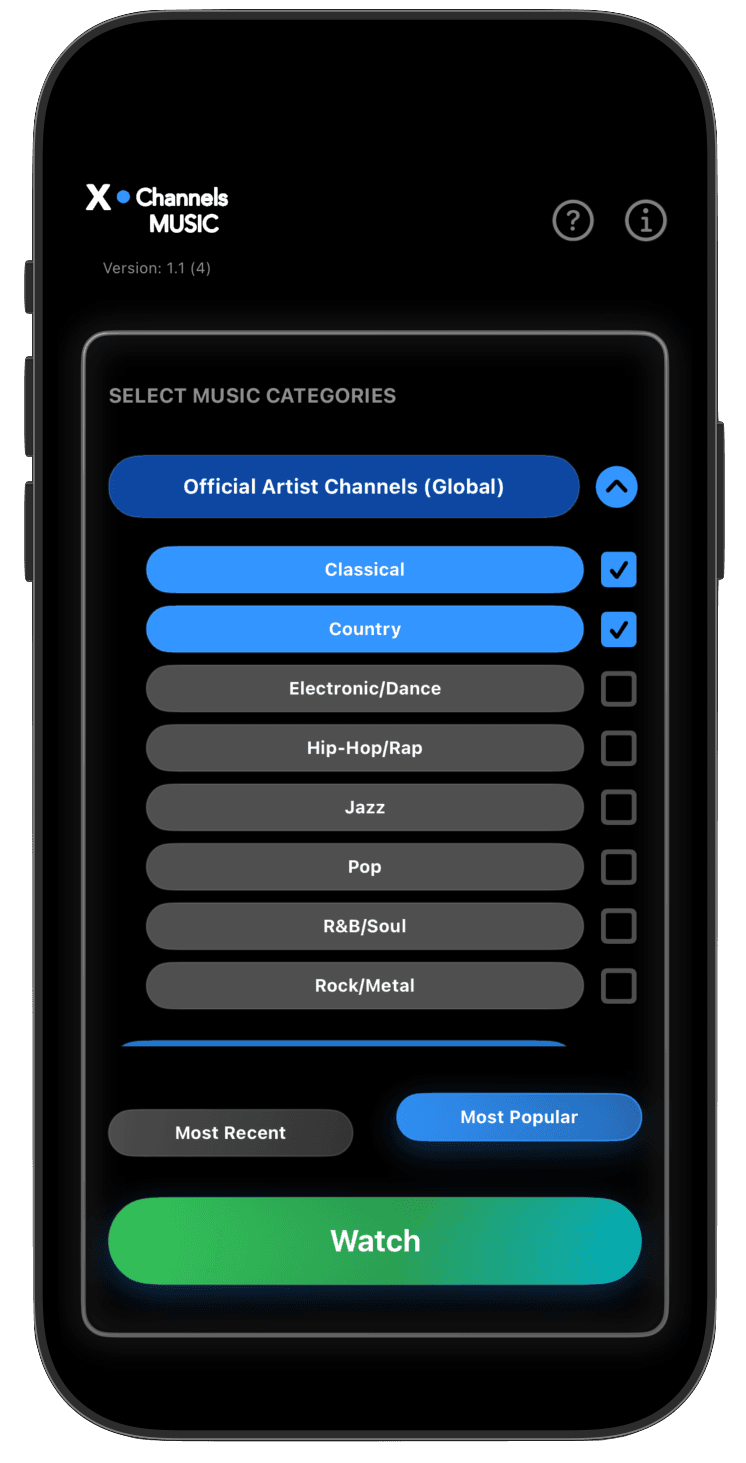 X•Music iPhone Screenshot 2