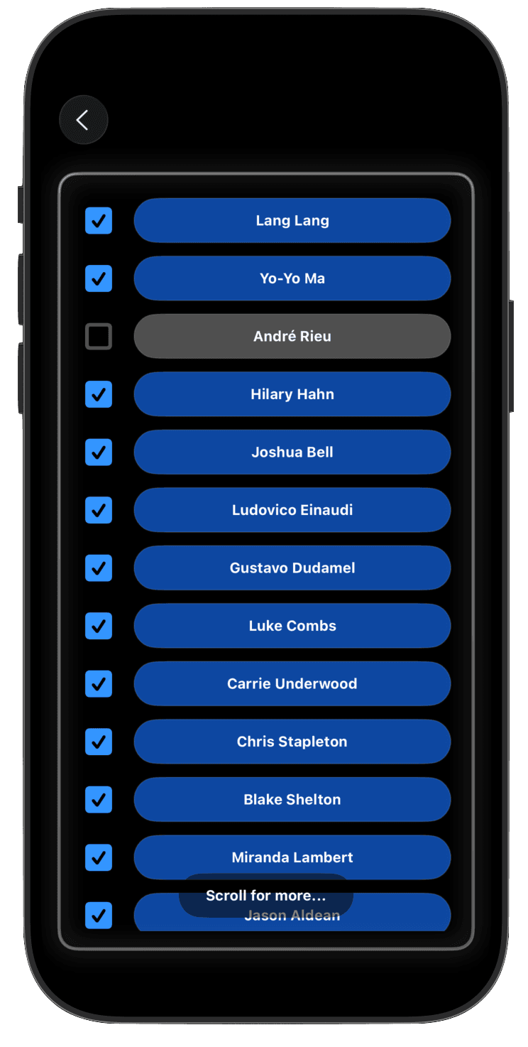 X•Music iPhone Screenshot 3